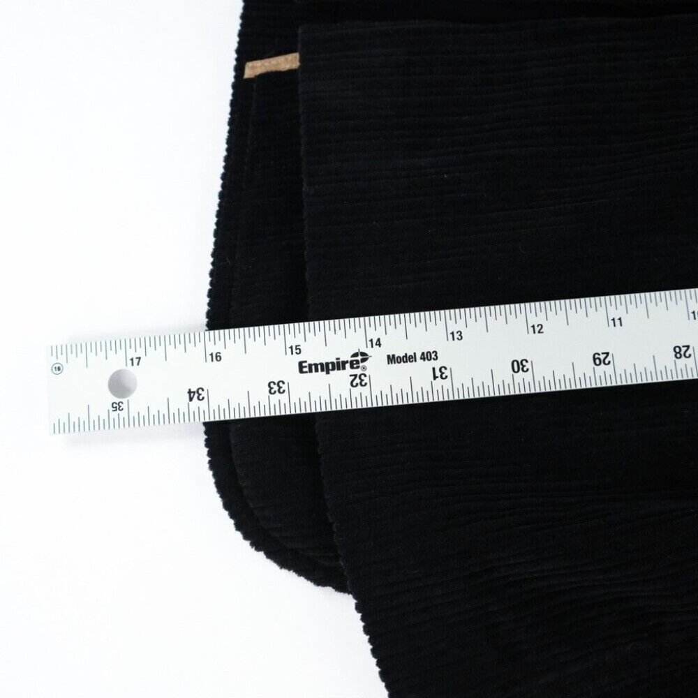 Kroon Corduroy Blazer Men 44L Sport Coat 2 Button Casual Jacket Black Fall - Picture 11 of 13